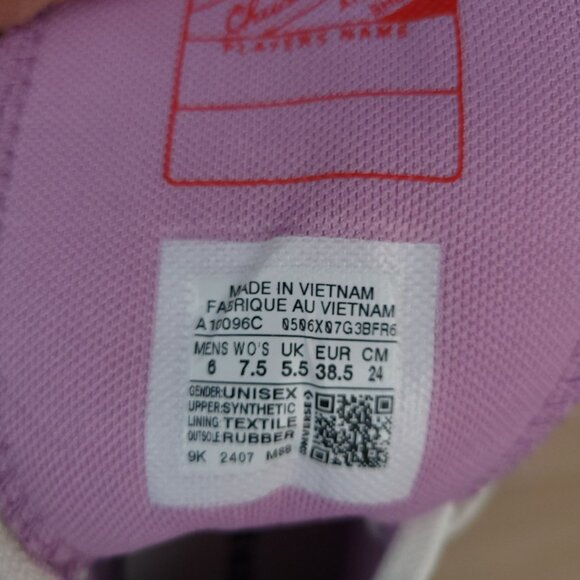 ✨Converse Run Star Hike Platform Hi 6 Men Shoes Sneakers Glitter Purple A10096C - Picture 8 of 10